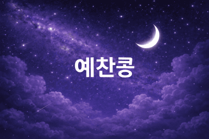 예찬콩 프로필